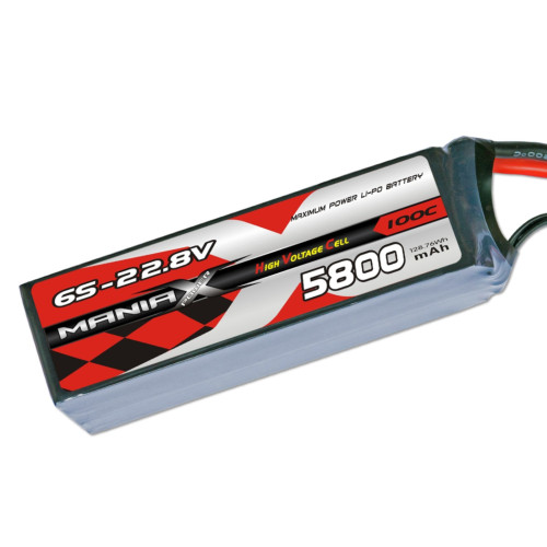 bateria maniax HV 22.8v 6s 5800mah 100c