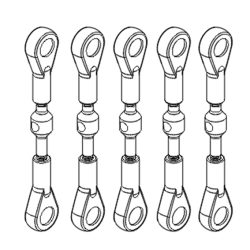 GT000074 Upgrade Pitch Linkage rod set