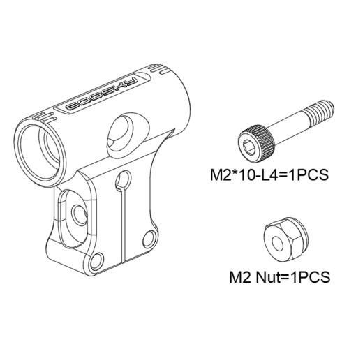 GT030001 Main rotorhousing set S1