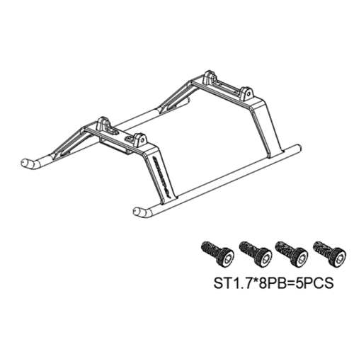 GT080020 Landing Skid (White)