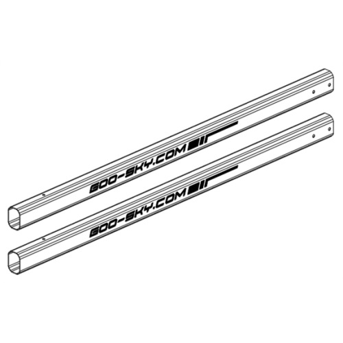 GT080021 Tail Boom   Black