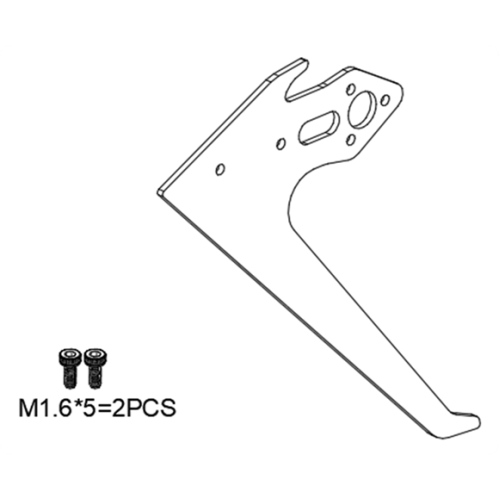 GT080029 Vertical fin (Blue)