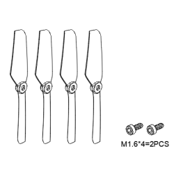 GT080032 Tail blade set S2 Max Ultra